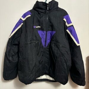 LOTTO Men's Black and Purple Jacket